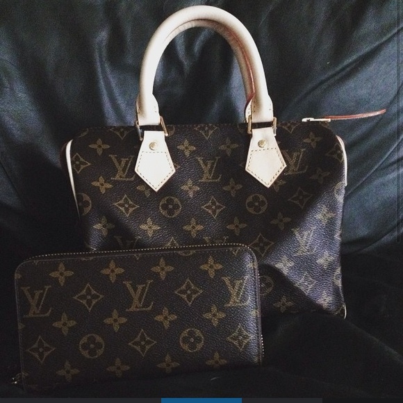 Louis Vuitton Speedy 25 + wallet