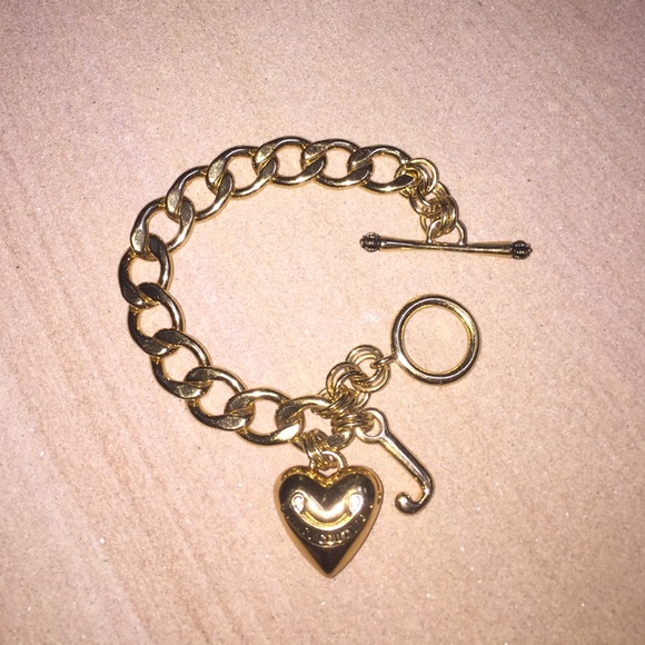 NWOT Juicy Couture gold charm bracelet