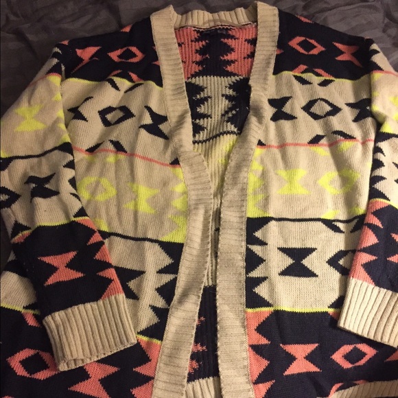 Tribal print cardigan bundle