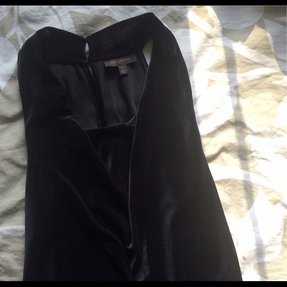 Limited velvet sleeveless top