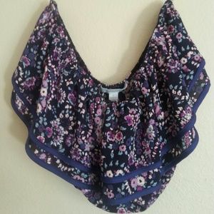 Strapless Ruffle Top