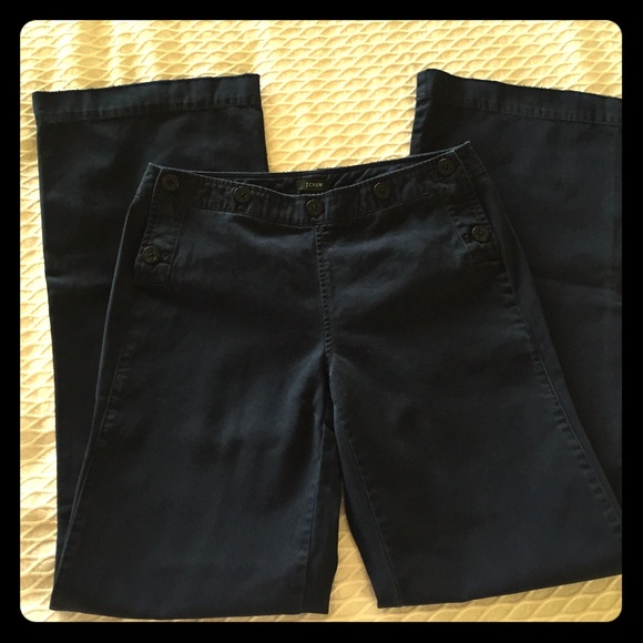 J crew navy sailor pants