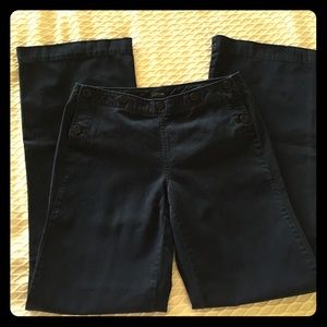 J crew navy sailor pants