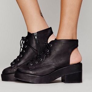 Jeffery Campbell cut out booties