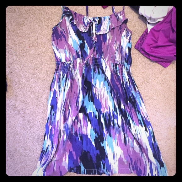 Stripey colorful dress