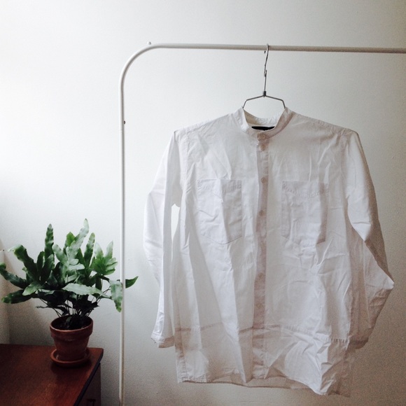 Crisp Wood Wood Button-Up