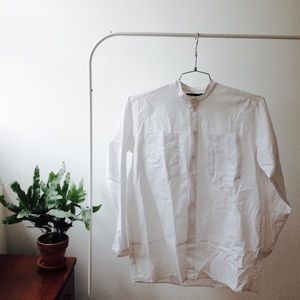 Crisp Wood Wood Button-Up