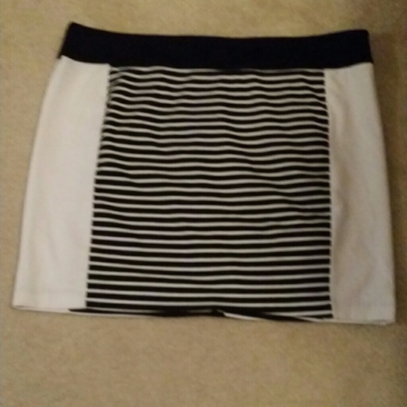 Black and white skirt