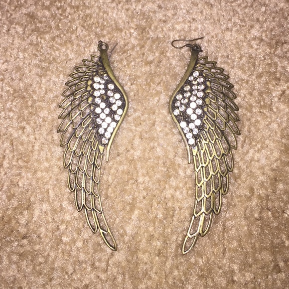 Angel wing earrings