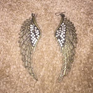 Angel wing earrings