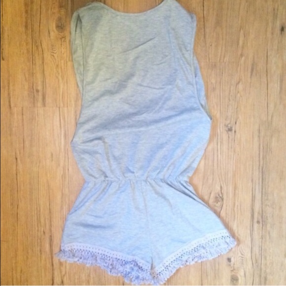 grey romper