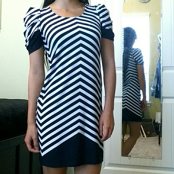 Black and white dress