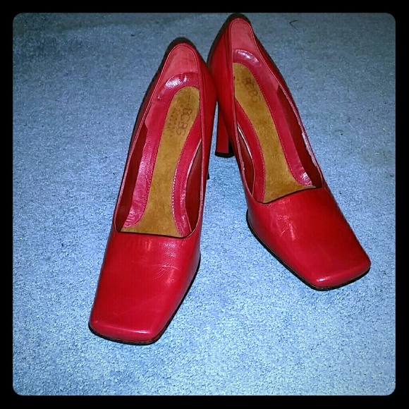 BCBG Red High Heel Pumps Shoes