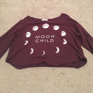 Moon child crop top