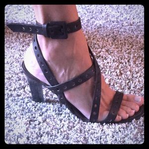 Designer BOTTEGA VENETA chocolate brown sandals