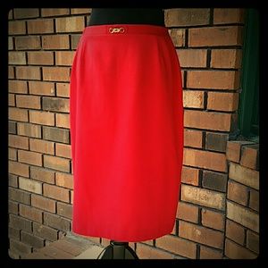 Chic Red Skirt💕