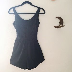 vintage black romper