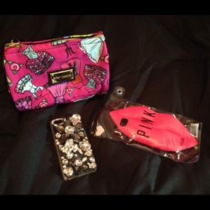 Betsy Johnson bag, jewel case, VS Pink Case
