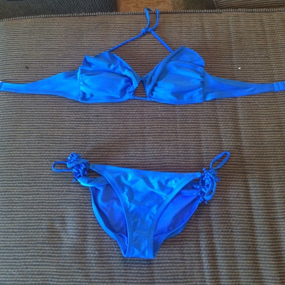 Blue bathing suit