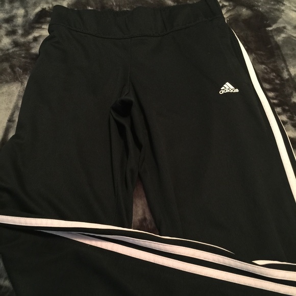 Medium women's Adidas pants black/light pink