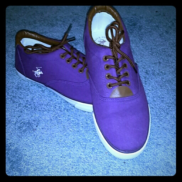 Beverly Hills Polo Club Purple Sneakers Shoes