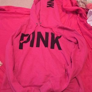 VS pink hoodie