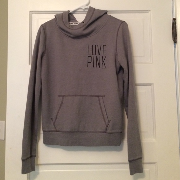 Crew neck PINK hoodie