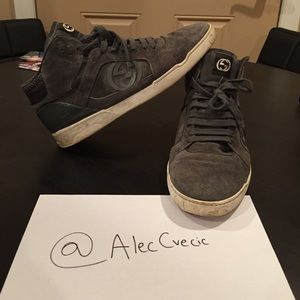 Men's pre-owned Gucci high top sneakers