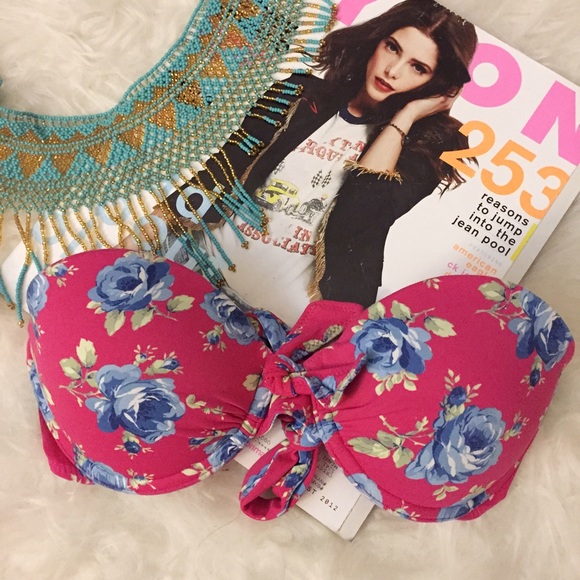 Abercrombie Floral Bikini Top
