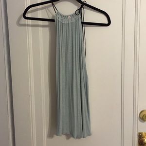 Free People tie at the neck tank, open in back
