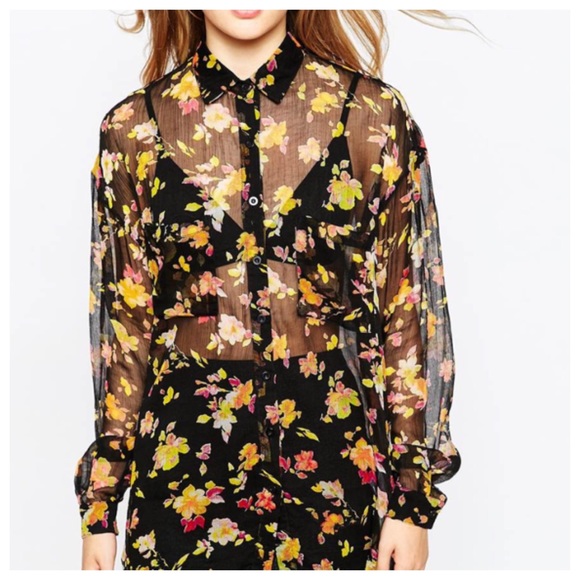 NWT Motel Layla Floral Top - Picture 1 of 5