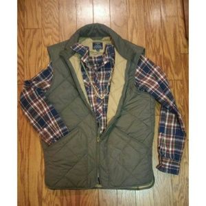 J. Crew olive green vest