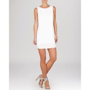 BCBG ELLIE DRESS. WHITE SIZE 6