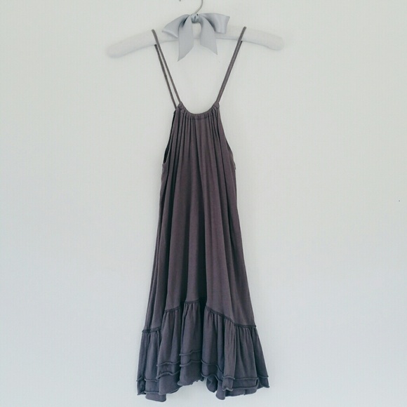 FREE PEOPLE // Mauve Ruffle Tunic/Dress