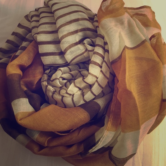 Brand New Linen colorful Cute Scarf (NOT infinity