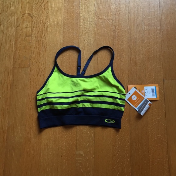 Champion Tops - New! Champion sports bra. Small Navy blue green