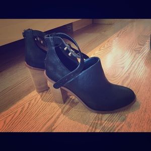 Aldo Black Clog Boots