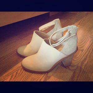 ALDO White Clog Booties
