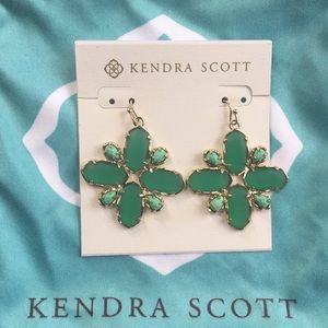 Kendra Scott Green Earrings