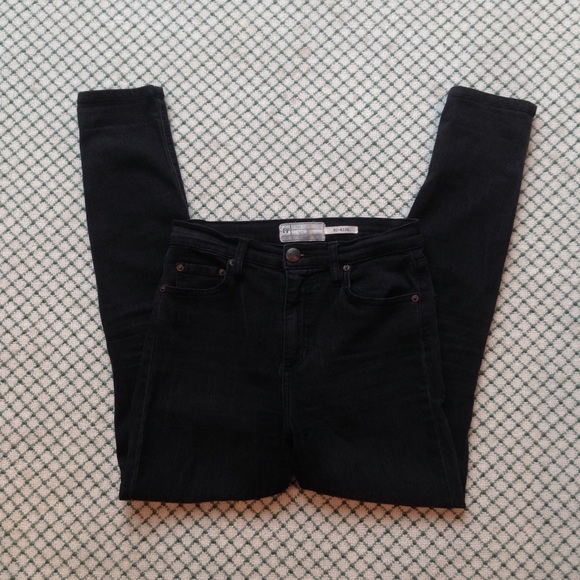 Free People high rise roller skinny