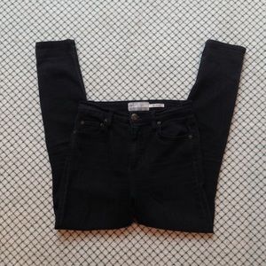 Free People high rise roller skinny