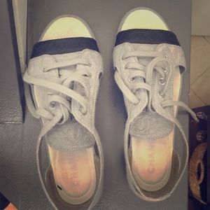 Chanel open sneaker. Like new, 8.5