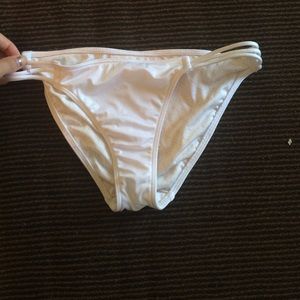 Victoria Secret white bathing suit bottoms