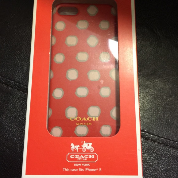 Coach case for iPhone 5s