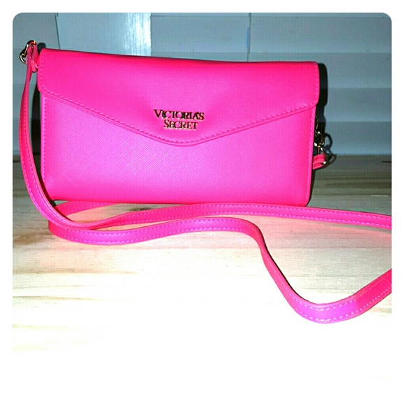 Hot pink Victoria Secret clutch - Picture 1 of 3