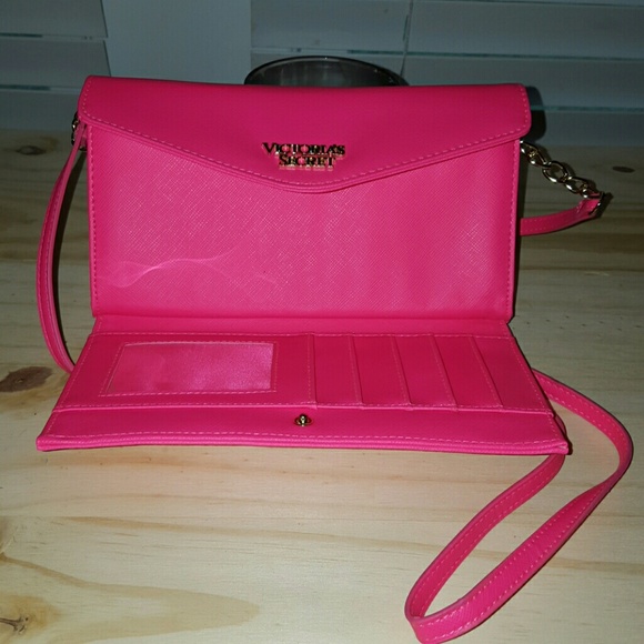 Hot pink Victoria Secret clutch - Picture 2 of 3