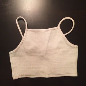 Topshop ribbed crop top