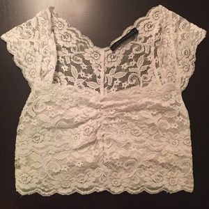 Lace crop top