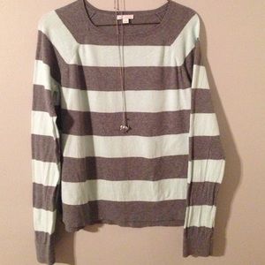 Mint/Gray Sweater