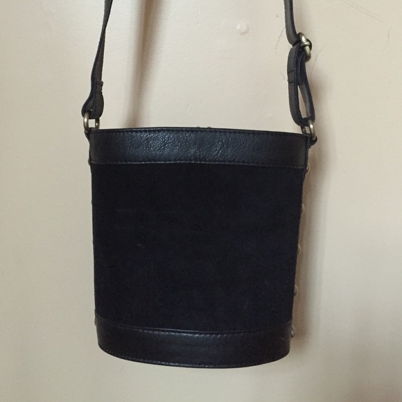 Black suede bag - Picture 2 of 4